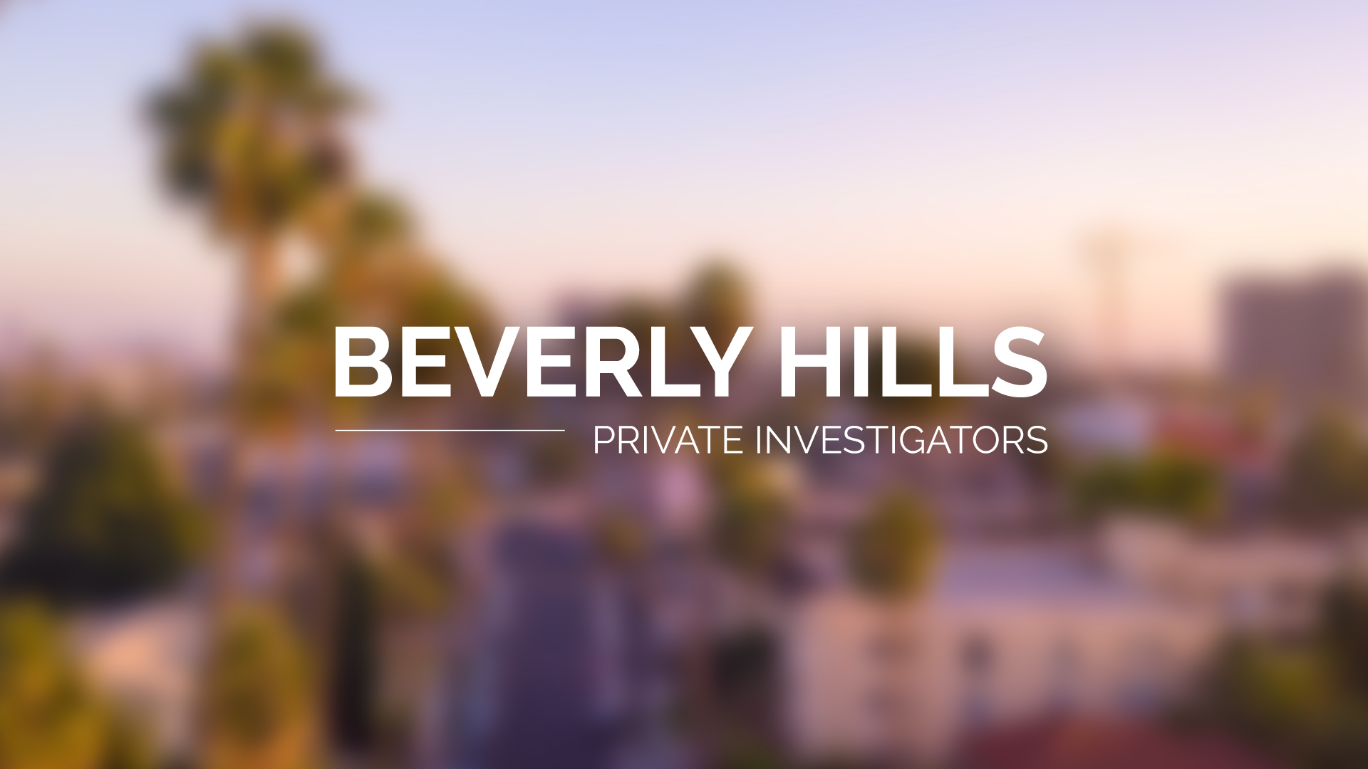 beverly hills private investigators